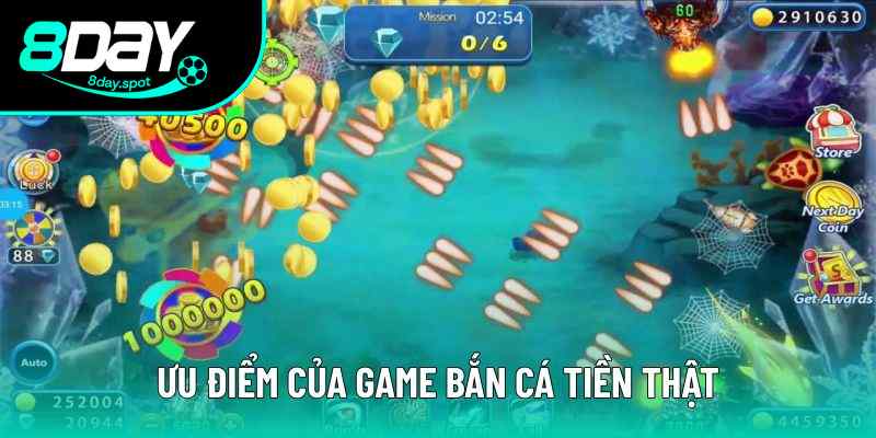 3 ưu điểm giúp thể loại bắn cá tiền thật ngày càng phát triển 3 ưu điểm giúp thể loại bắn cá tiền thật ngày càng phát triển