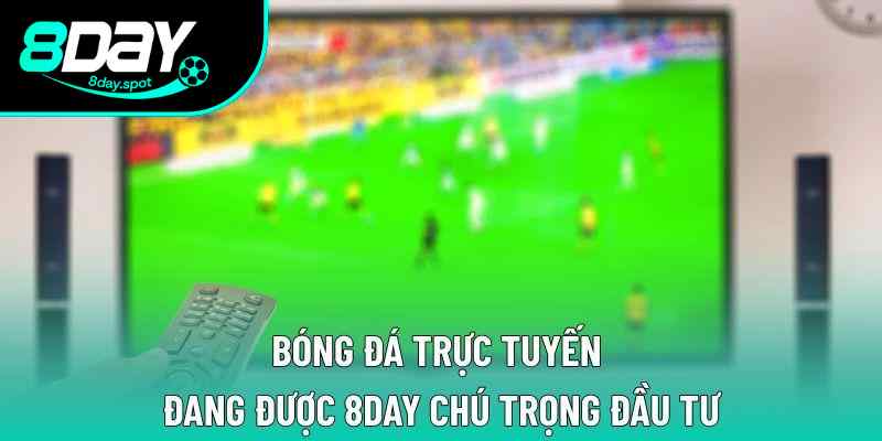 Bóng đá trực tuyến đang được 8DAY chú trọng đầu tư Bóng đá trực tuyến đang được 8DAY chú trọng đầu tư
