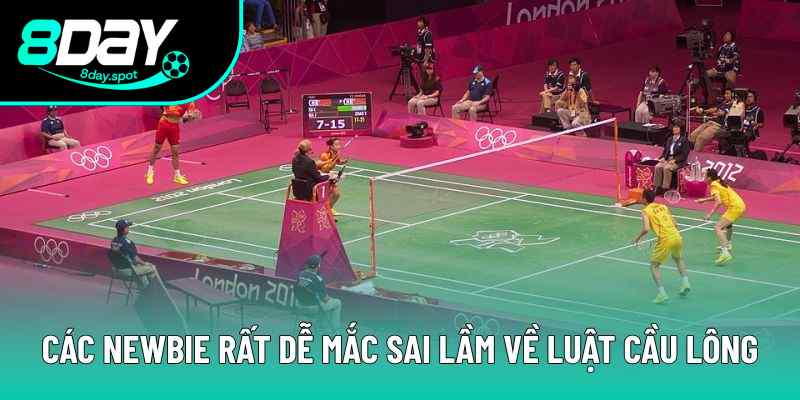 Các newbie rất dễ mắc sai lầm về luật cầu lông Các newbie rất dễ mắc sai lầm về luật cầu lông