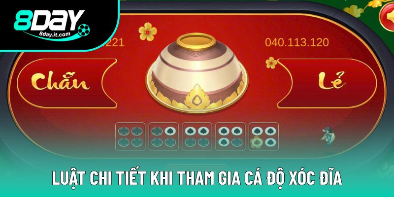 Luật chi tiết khi tham gia cá độ xóc đĩa Luật chi tiết khi tham gia cá độ xóc đĩa